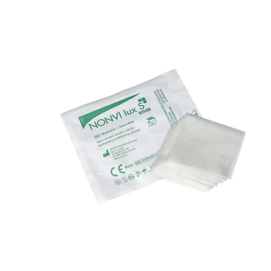 NONVI lux S Sterile Non-Woven Gauze Pads 5x5cm