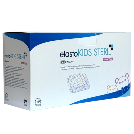 elastoKIDS STERIL children's sterile dressing features