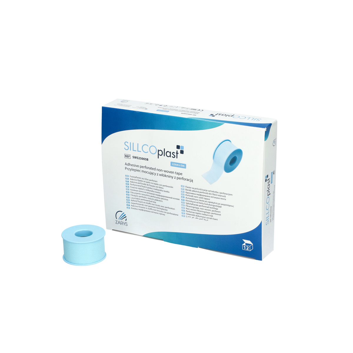 SILLCOplast 矽膠醫療固定膠帶(2.5cm x 5m|1卷)|柔貼矽膠 可手撕透氣膠布 適用敏感肌 固定敷料導管 ZARYS|矽膠膠帶、矽膠敷料膠布、可手撕膠布、低致敏膠帶、