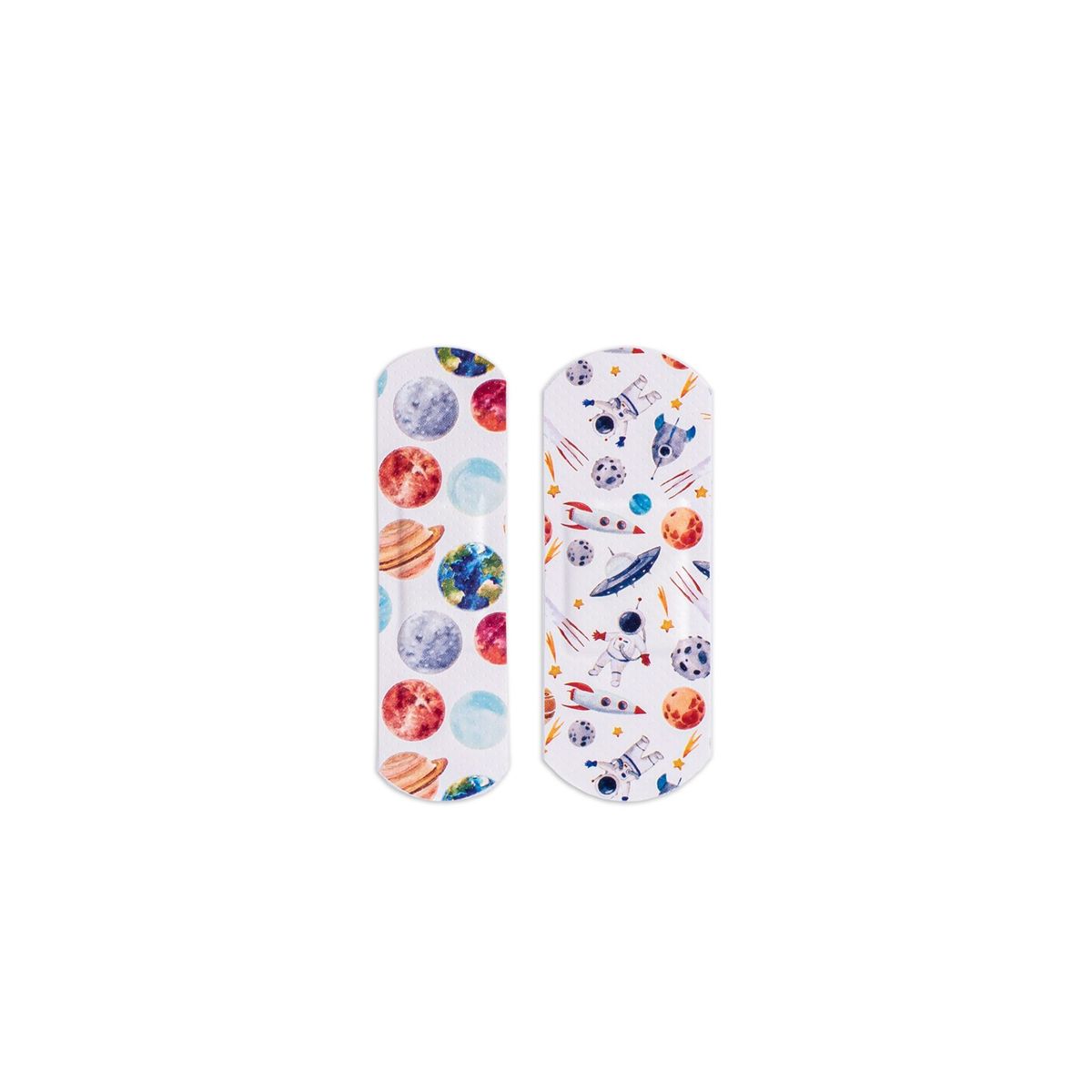 KIDSpro 太空主題兒童卡通創可貼套裝(16片裝)|吸收墊設計 防水透氣 護創膠布 適合敏感肌膚 ZARYS|KIDSpro、兒童創可貼、卡通膠布、太空圖案膠貼、透氣護創膠布、吸收墊膠布、敏感肌創