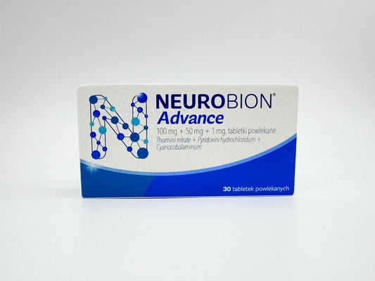 Neurobion® Advance Vitamin B Complex Supplement (30 tablets) | Triple Vitamin B Formula | Neurovitamin | Vitamin Supplement | Neurohealth Product | Made in Europe | Vitamin B | Parallel Import from Poland