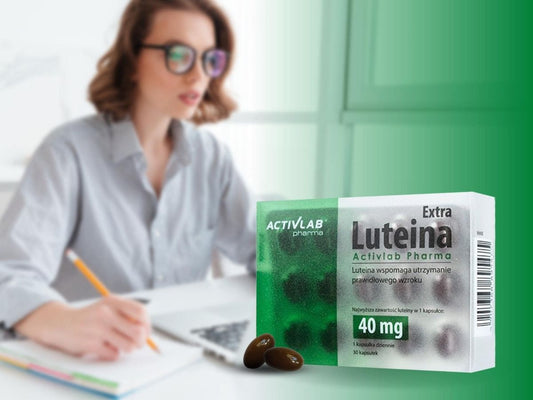 Activlab Pharma Luteina Extra 葉黃素複合膠囊(30 粒)|歐洲製造・含葉黃素、玉米黃素、維他命A+E+鋅+硒・支持視覺健康・抗氧化營養配方|平行進口|03-2027