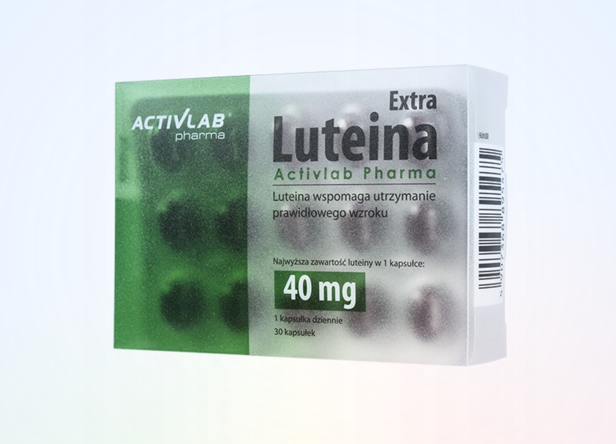 Activlab Pharma Luteina Extra 葉黃素複合膠囊(30 粒)|歐洲製造・含葉黃素、玉米黃素、維他命A+E+鋅+硒・支持視覺健康・抗氧化營養配方|平行進口|03-2027