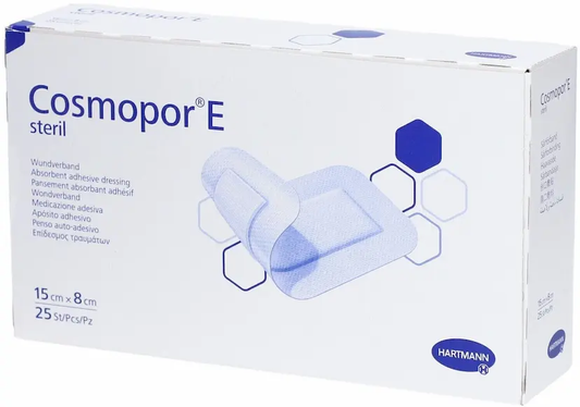 Cosmopor E 無菌自黏傷口敷料 15×8cm 25片|醫療級傷口護理敷貼
