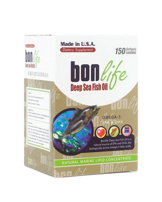 Bonlife 深海魚油軟膠囊 Omega-3 1000mg 150粒