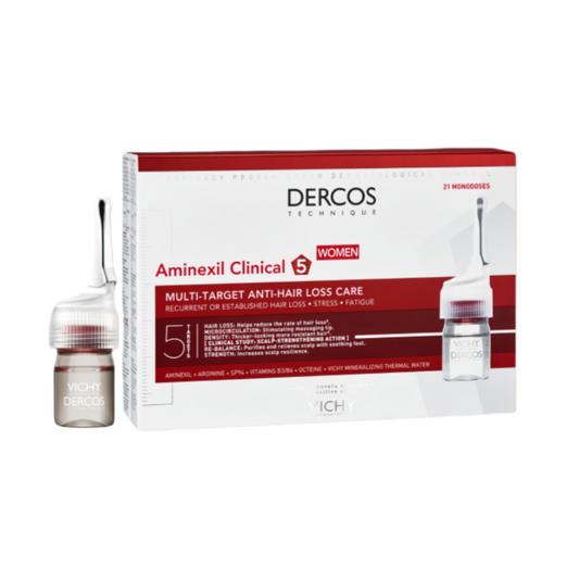 Vichy Dercos 女性頭皮安瓶｜Aminexil配方＋維他命B群｜21×6ml