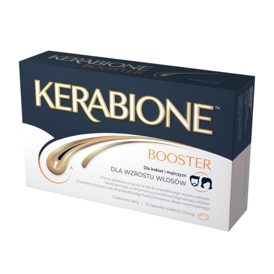 Kerabione Booster 髮膚營養膠囊｜鋸棕櫚＋Omega-3＋維他命E｜30粒