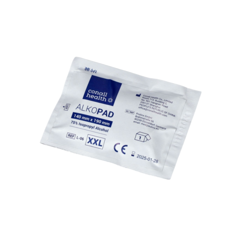 Alkopad Duo Alcohol Wipes | 75% IPA Multi Size (50pcs)140×190mm