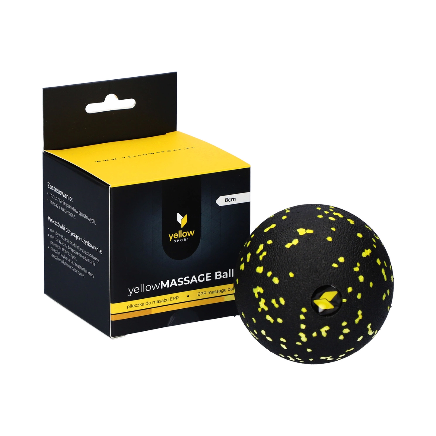 YellowSport Massage Ball EPP 8 cm / 12 cm Deep Tissue