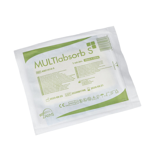 multiABSORB S ABD Pad 10x10cm High Absorbent Sterile Dressing