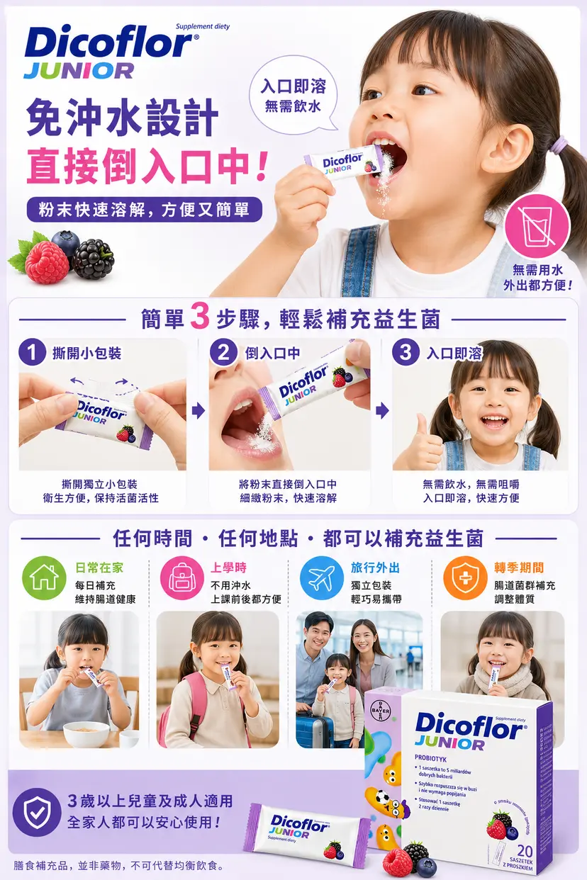 Dicoflor Junior 兒童益生菌粉
