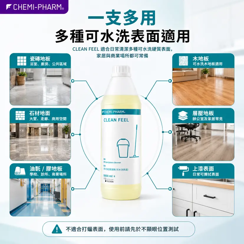 CLEAN FEEL 多功能清潔劑｜1000ml / 5000ml