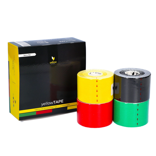 YellowSport 肌內效貼布 5cm × 5m  多款組合