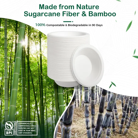 OASIS Bagasse Bowls 720ml 50pcs