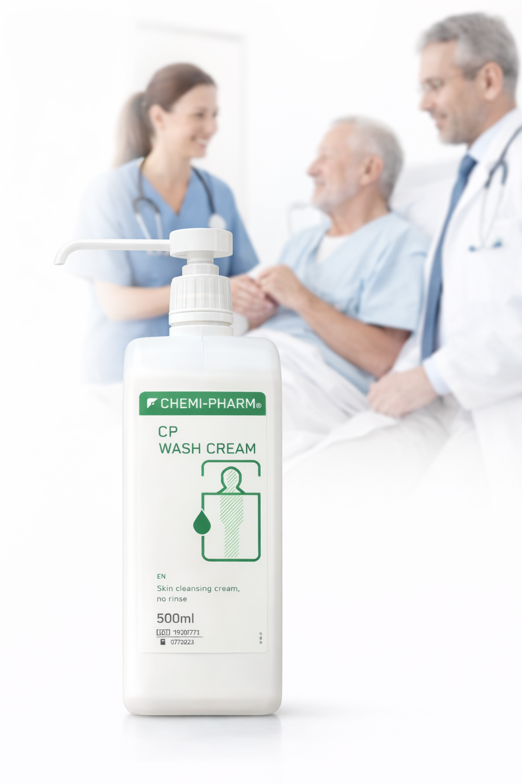 CP Wash Cream 溫和潔膚乳霜 500ml｜免沖洗潔膚｜敏感肌適用