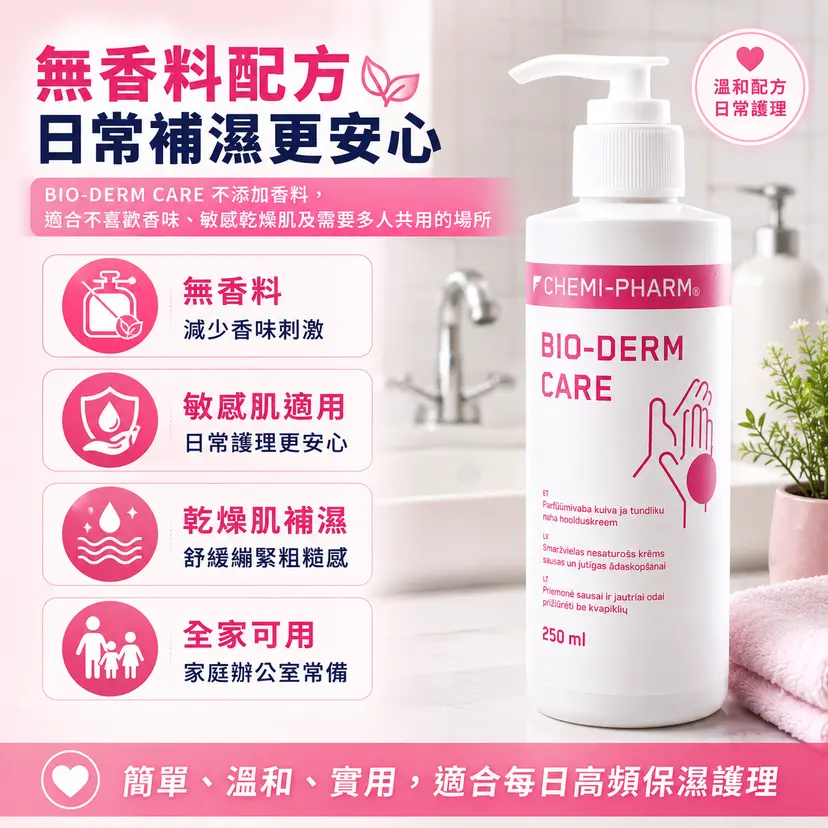 BIODERM CARE 無香修護護手乳 250ml