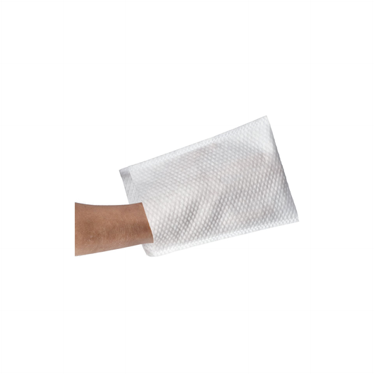 ZARYS stilacare Disposable Wash Glove with Film Lining AIRLAID+PE 50 pcs