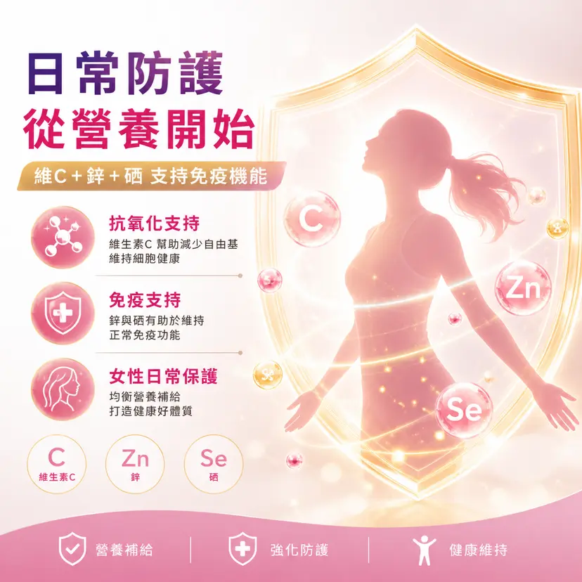 PLUSSSZ 女士綜合維他命水溶片 覆盆子橙味 20片裝產品資料圖 5