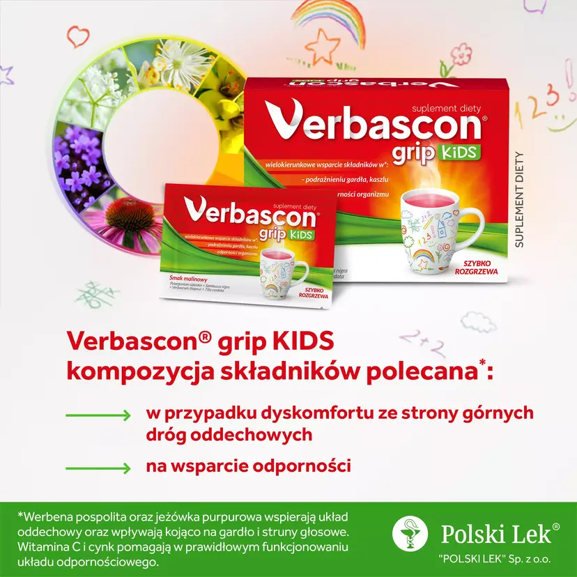 Verbascon Grip Kids 兒童免疫防護沖飲 10包
