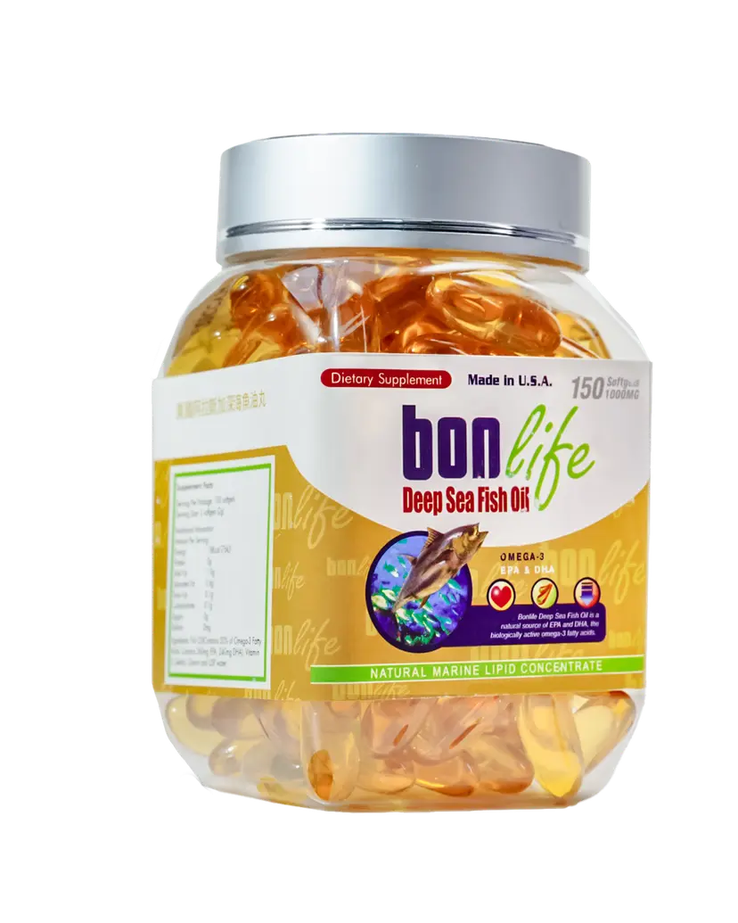 Bonlife 深海魚油軟膠囊 Omega-3 1000mg 150粒