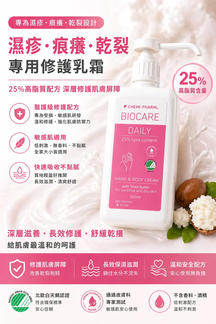BioCare  身體保濕乳 500ml