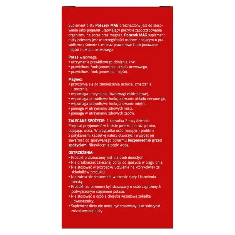 Potazek Magnesium 鎂補充膠囊 50粒