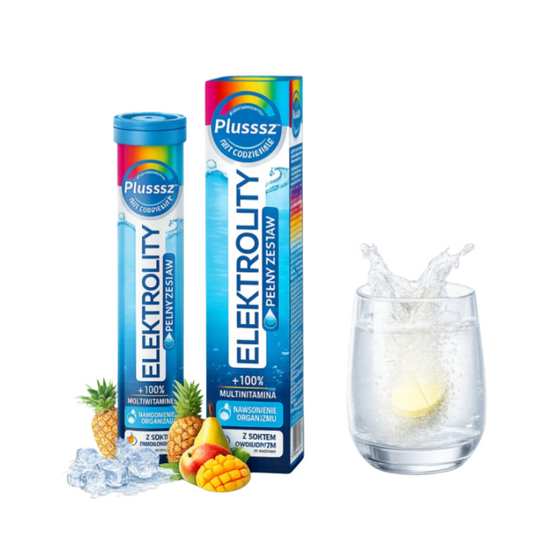 普樂適 電解質多重維他命水溶片｜電解質＋維他命配方｜鳳梨芒果味 20片