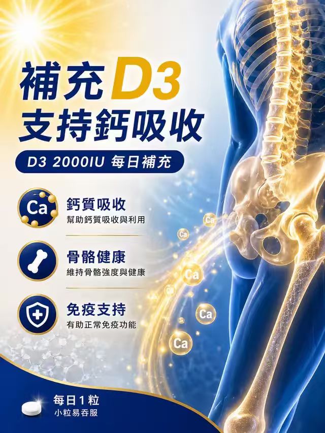 Sundovit 維他命D3K2 骨骼強化配方 30粒