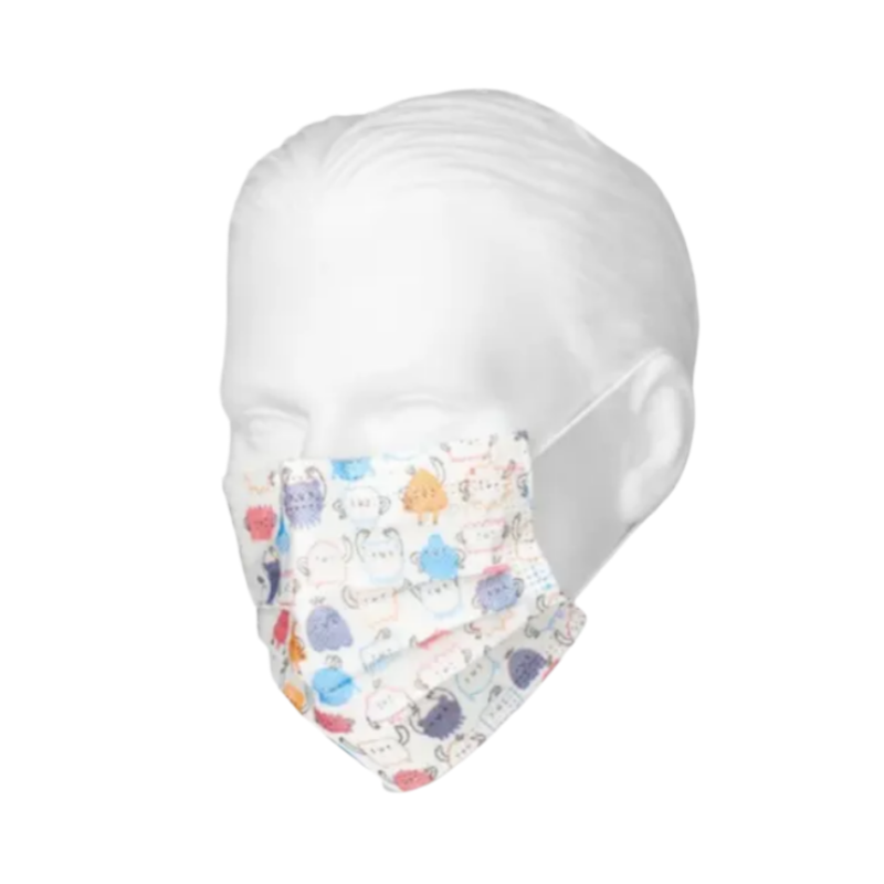 ZARYS Kids Medical Mask Type II Cartoon Print 50 pcs