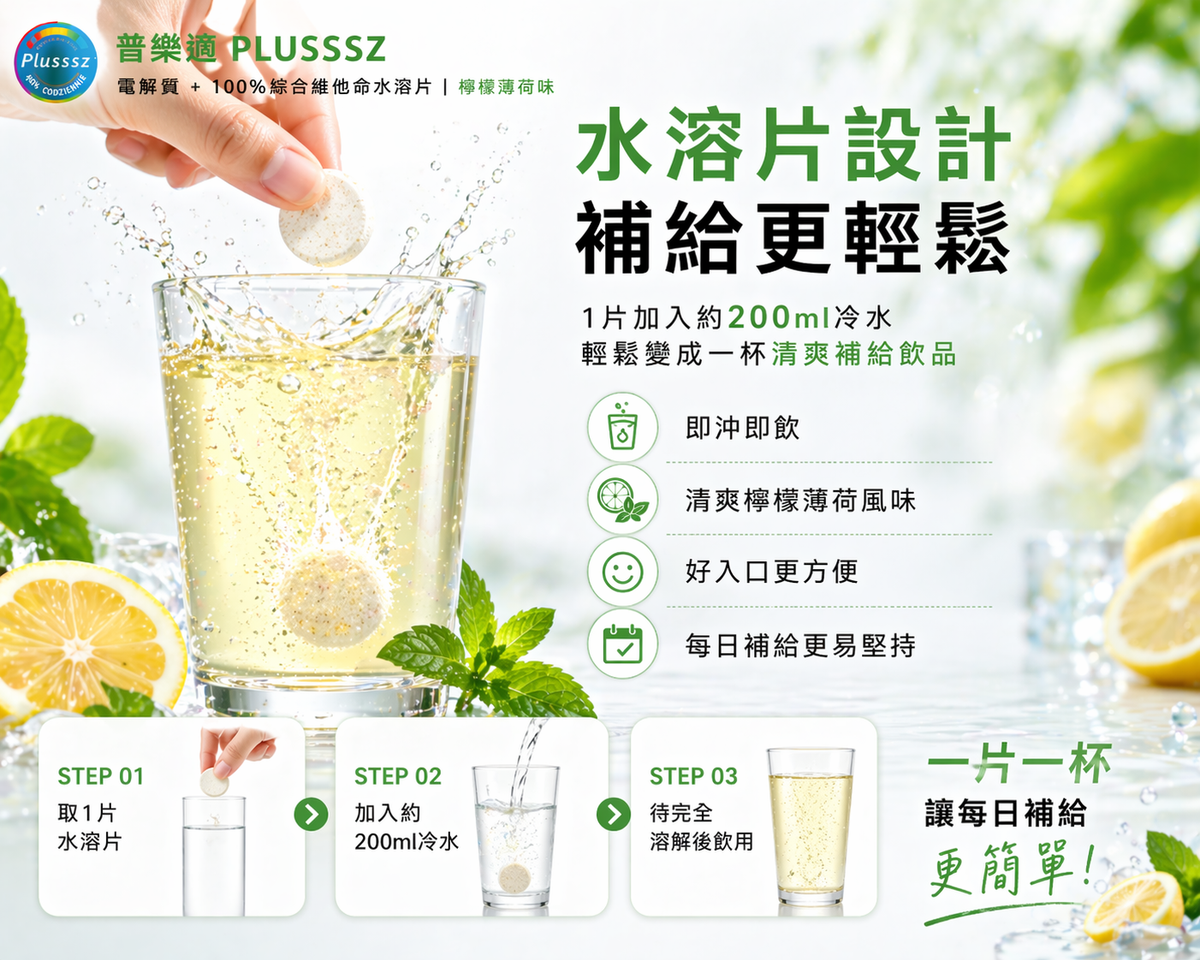 PLUSSSZ 電解質及維他命配方