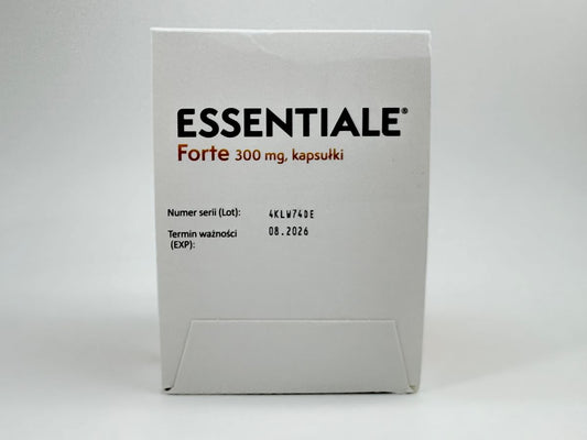 健肝護肝Essentiale Forte 300mg植物性磷脂膠囊（90粒裝）｜每日細胞膜修復×脂質代謝營養支援×天然磷脂酰膽鹼補充｜健肝護肝高質素營養補充｜歐洲進口保健品｜平行進口