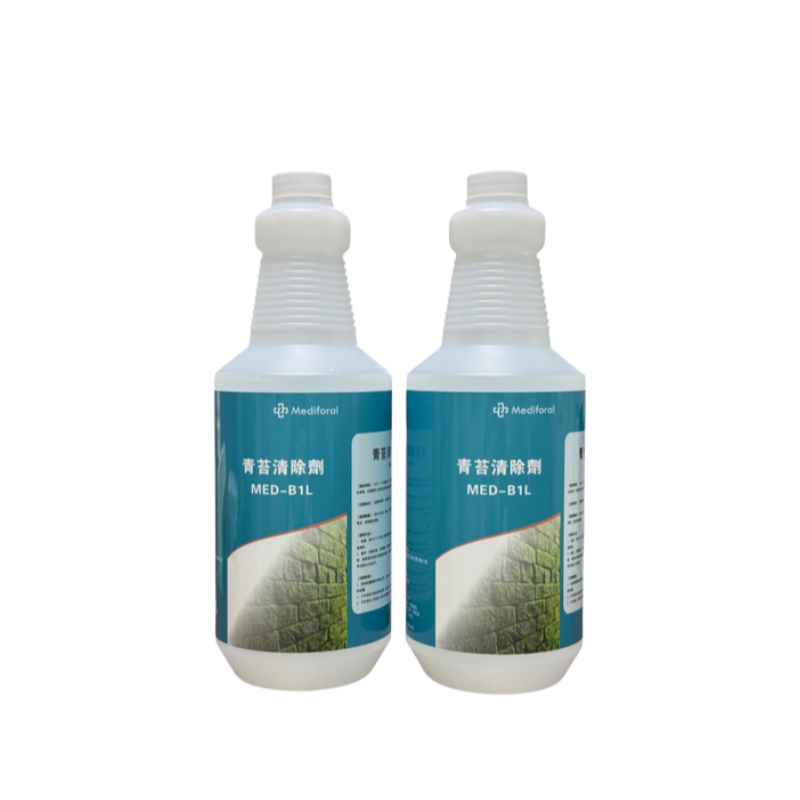 (2-pack) Mediforal Moss Remover 1000ml | Powerful removal of moss and mold | Suitable for indoor and outdoor use | Low-odor formula | Specifically for floors, wall tiles, and outdoor stone.