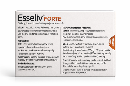 Esseliv Forte Liver Support Capsules 300mg 50pcs