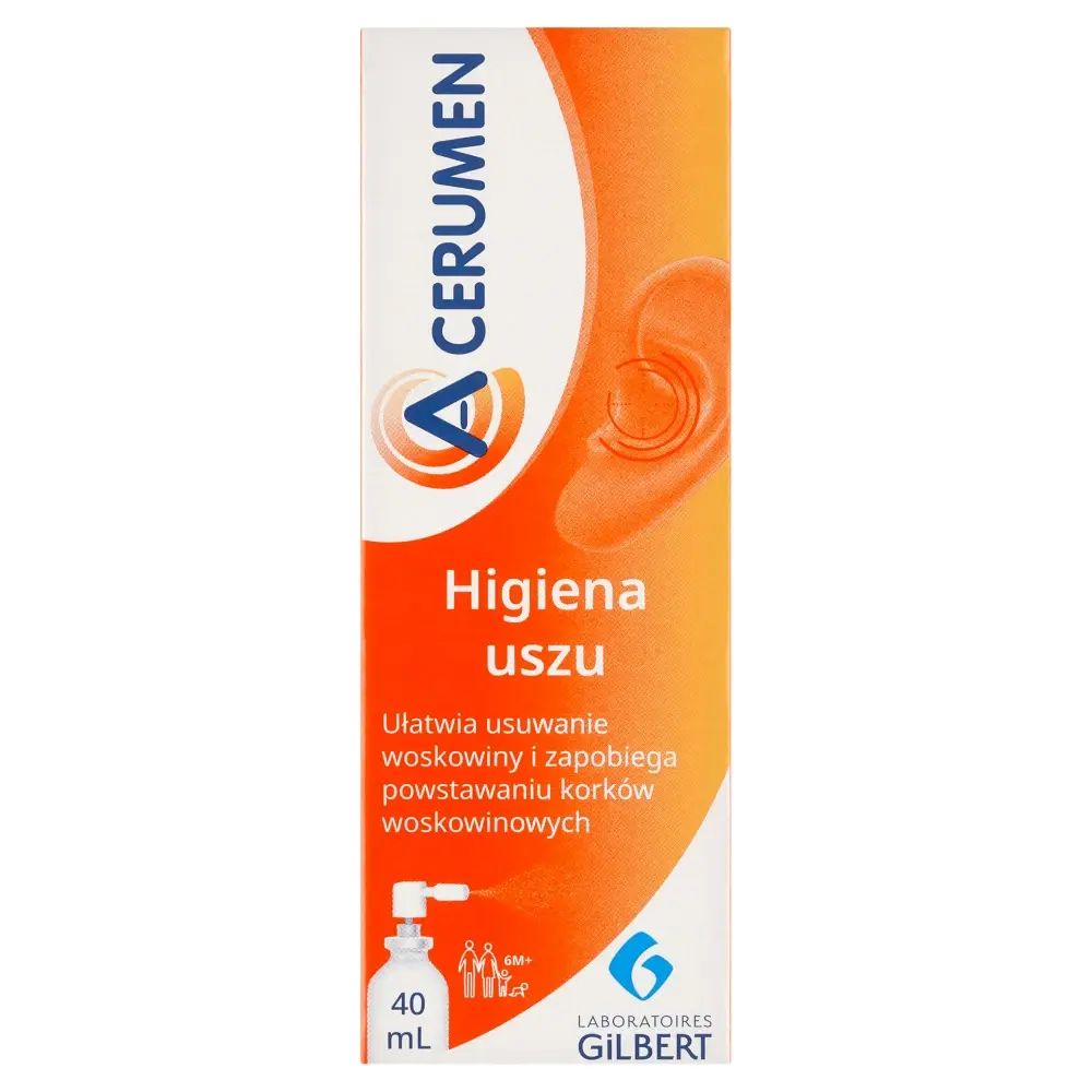 A-CERUMEN 40ml ear care spray front packaging