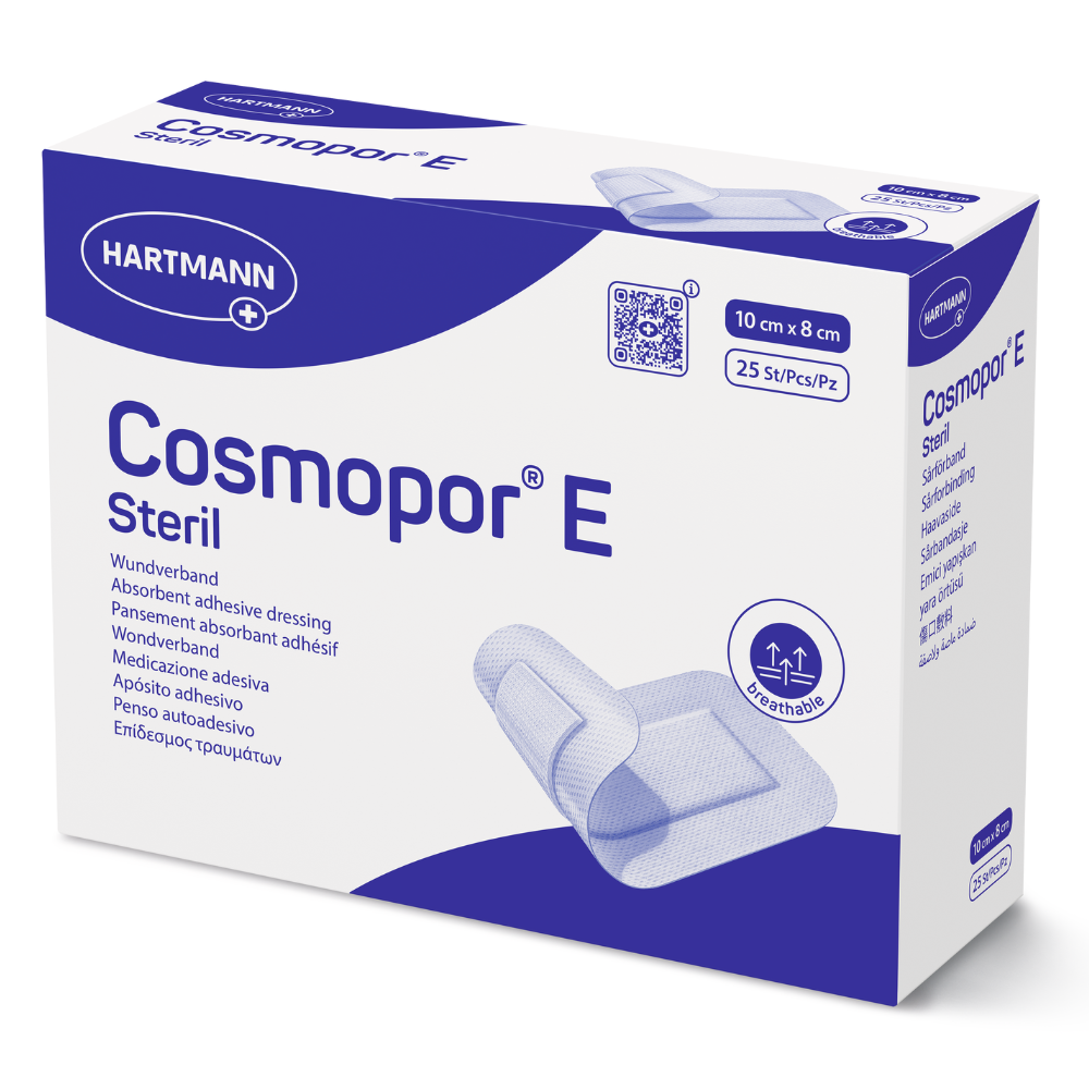Cosmopor E Self-Adhesive Dressing, Self-Adhesive Wound Dressing, 10x8cm (25pcs/box)
