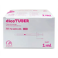 dicoTUBER 1ml Tuberculin Syringe with Needle | 0.01ml Graduation | EO Sterile | 100 Pack