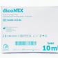 dicoNEX 10ml Three-Piece Disposable Syringe | Luer Slip | EO Sterile | Latex & DEHP Free | 100 Pack