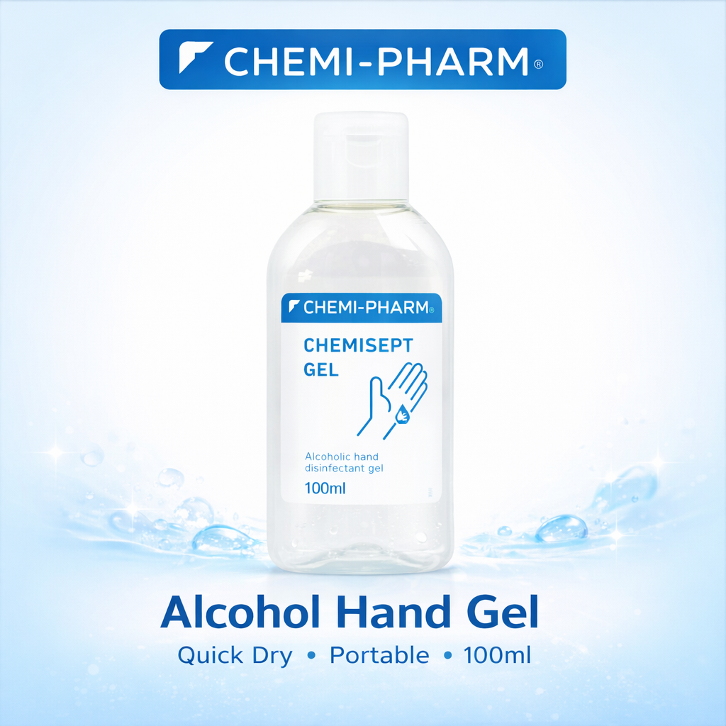 Chemisept 80%酒精搓手液 100ml｜免沖洗潔手液｜隨身消毒