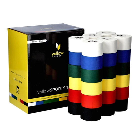 yellowSPORTS 運動固定貼布 36卷混色