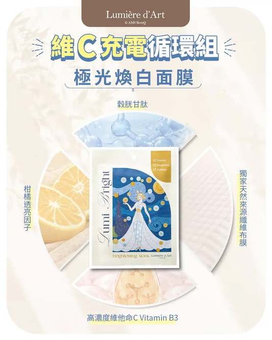 Lumière d'Art Lumi Bright 極光煥白面膜