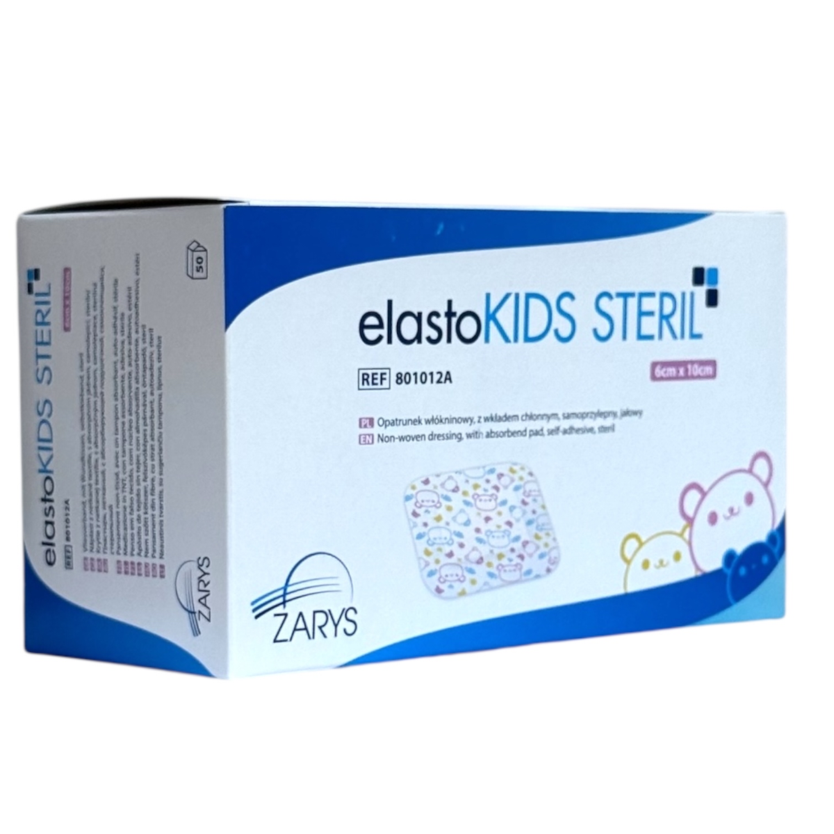 elastoKIDS STERIL 6×10cm box of 50 main product image