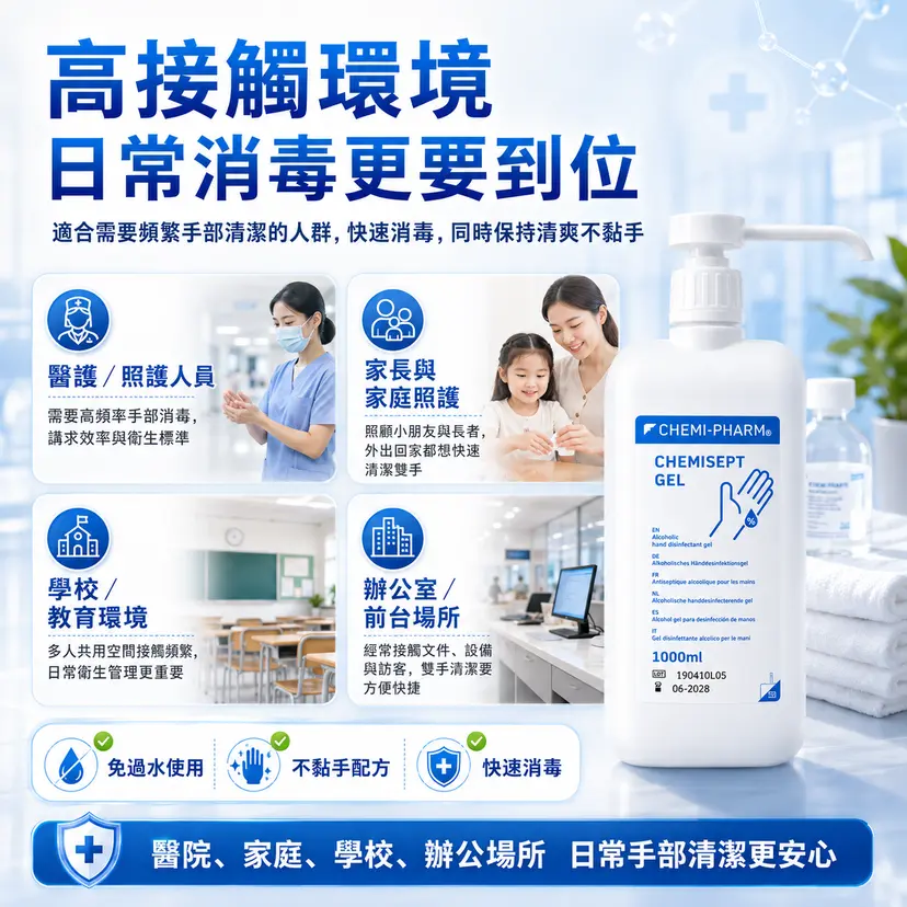 CHEMISEPT GEL Medical Alcohol Hand Gel | 500ml / 1000ml