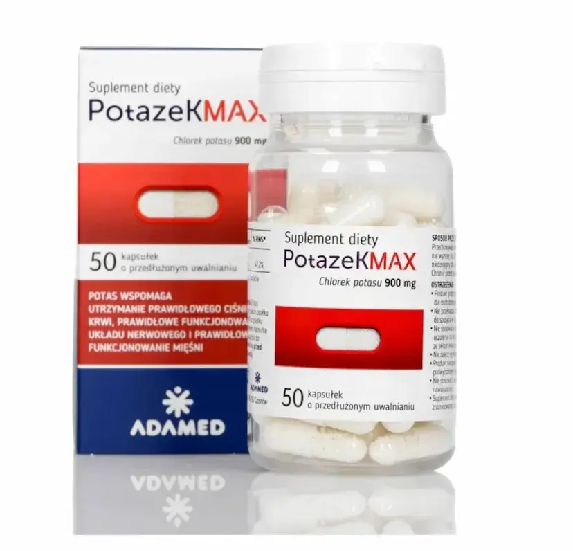 Potazek MAX 鉀補充膠囊 900mg｜50粒