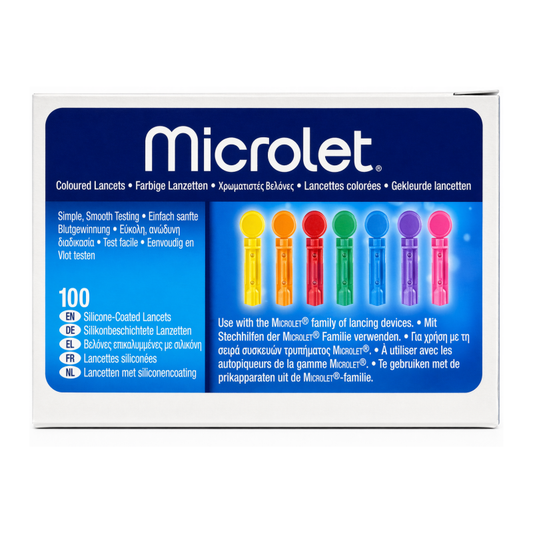 Microlet Colored Lancets 100pcs