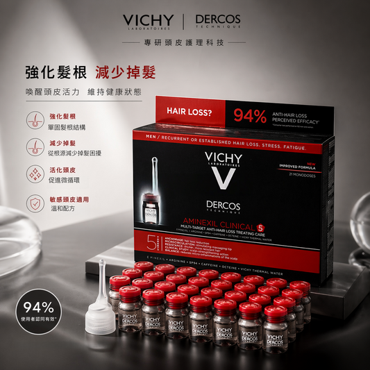 Vichy Dercos Men Aminexil Anti-Hair Loss Ampoules 21×6ml