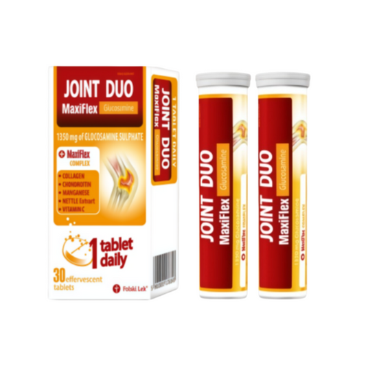 Polski Lek Joint DUO MaxiFlex Effervescent Tablets Orange 30 Tablets