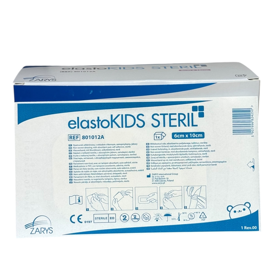 elastoKIDS STERIL children's sterile dressing features
