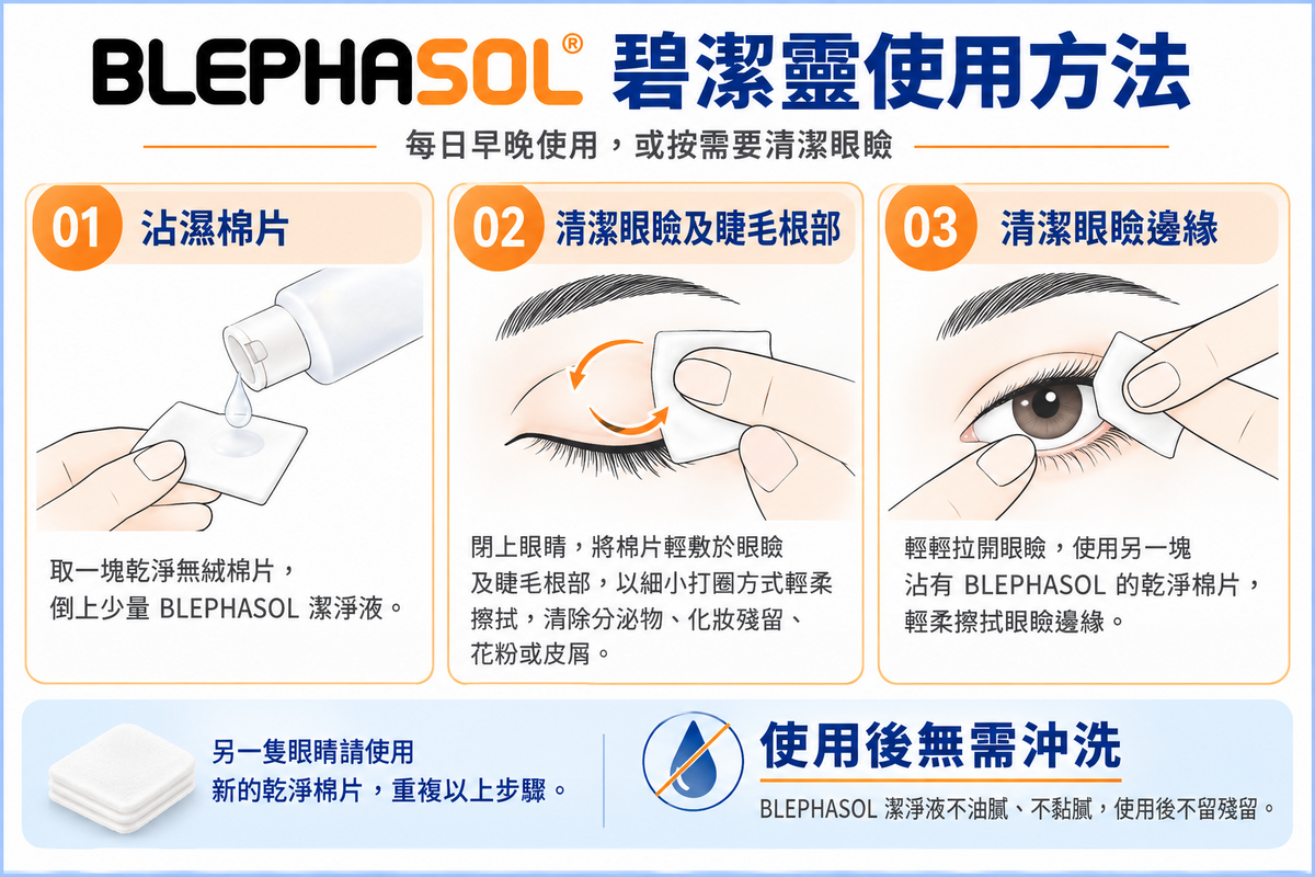 THEA BLEPHASOL 眼瞼清潔潔膚液 100ml　商品圖 10