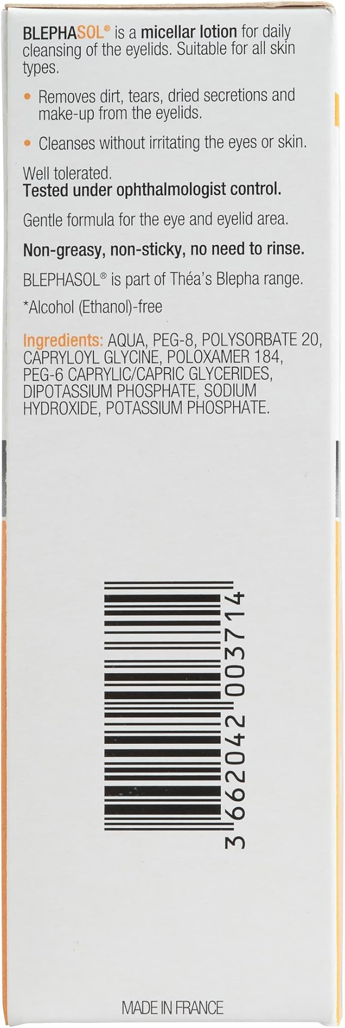THEA BLEPHASOL 眼瞼清潔潔膚液 100ml　商品圖 7