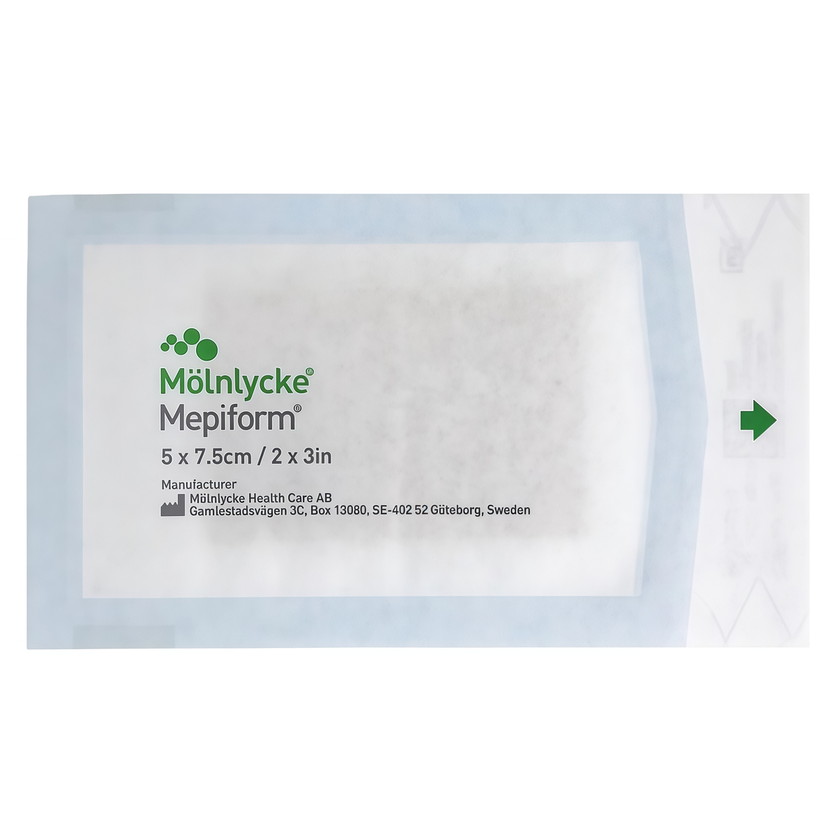 Mepiform 美皮護軟矽膠疤痕護理貼 5×7.5cm 2片裝 產品圖片 2